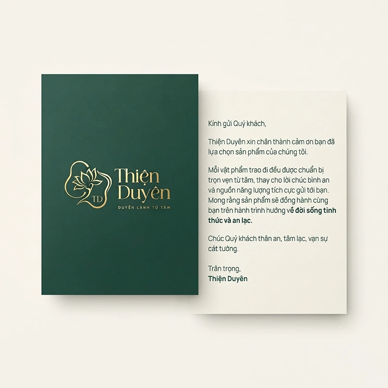 Sổ ghi chép tâm tình & sản phẩm Thiện Duyên
